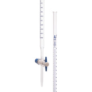 BURETA DE 25ML CON LLAVE DE PTFE CLASE B, GRADUACIÓN AZUL EISCO